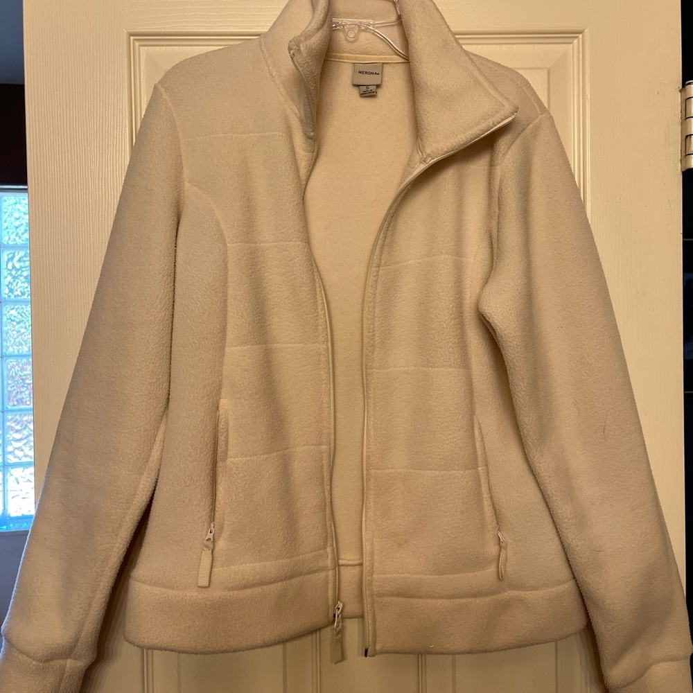 Very soft light jacket, white
